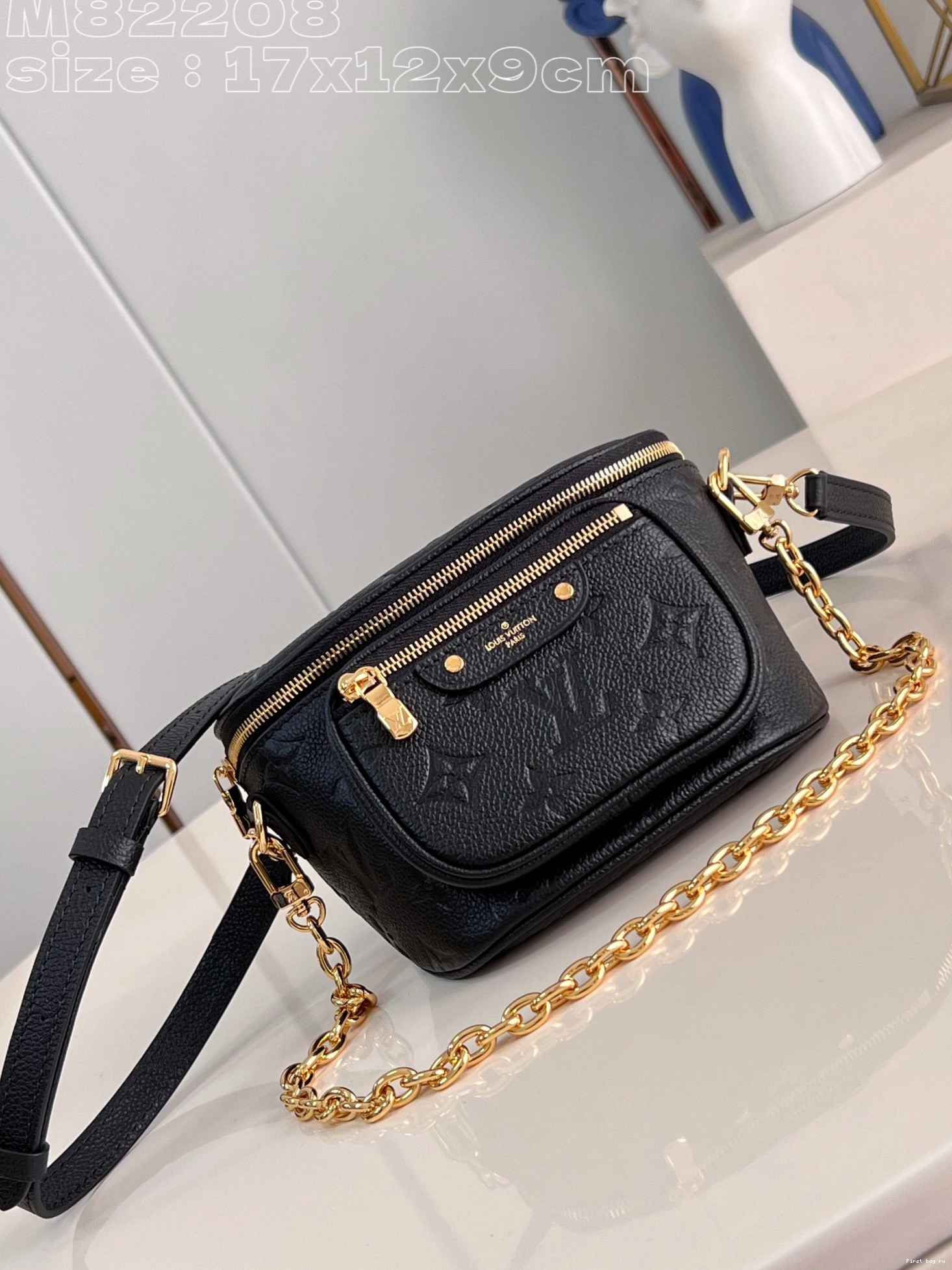 First bag ru LOUIS MINI BUMBAG-17-12-9.5CM VUITTON 0717
